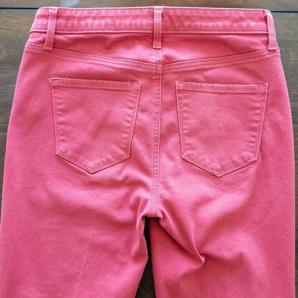 Talbot Flawless High-Waist Jegging Size 4 Slimming Skinny Tapered Leg Pink Coral - Picture 5 of 11